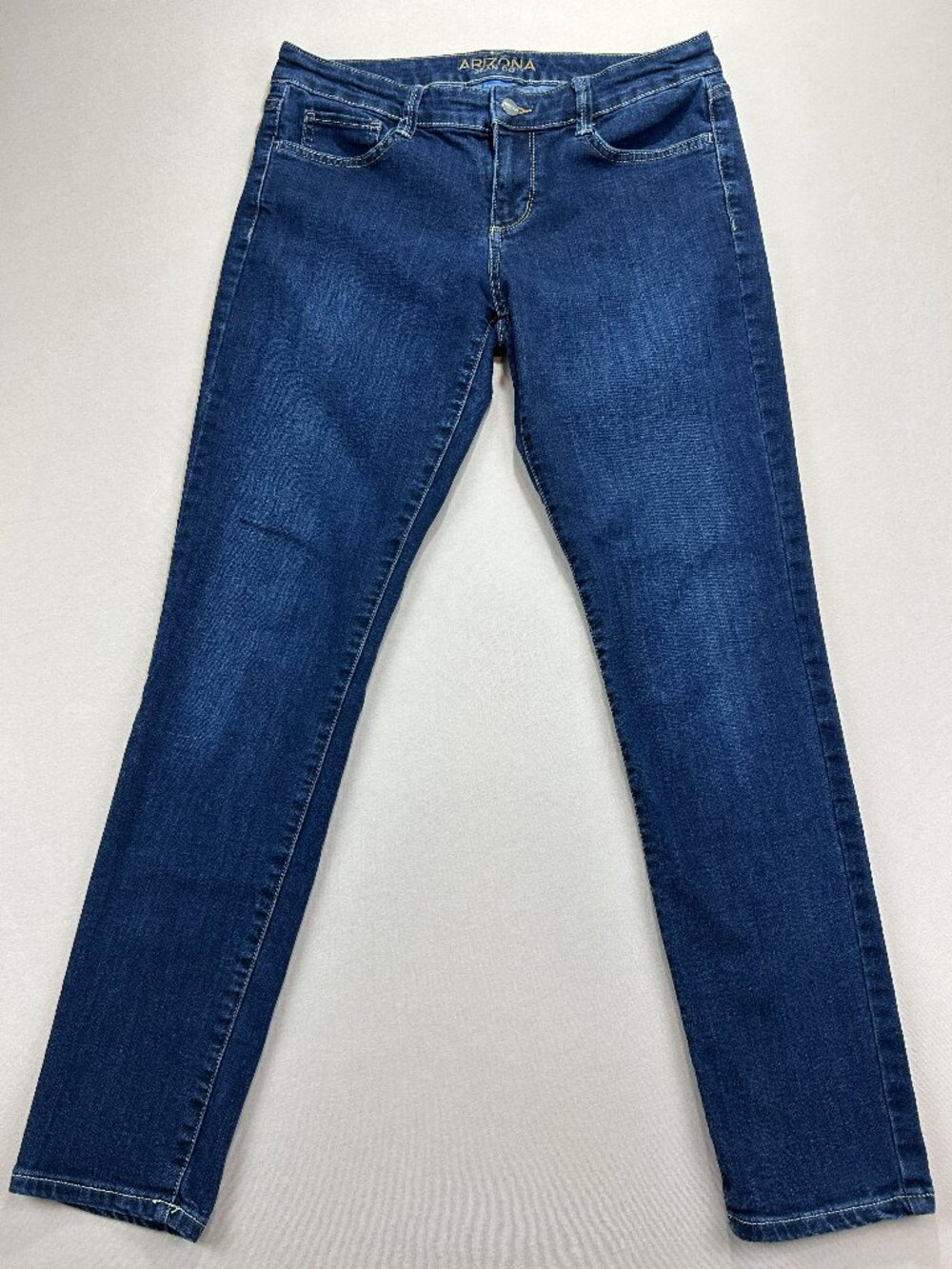 Arizona Jeans Women's Size 9 Blue Denim Mid Rise Average Skinny Stretch